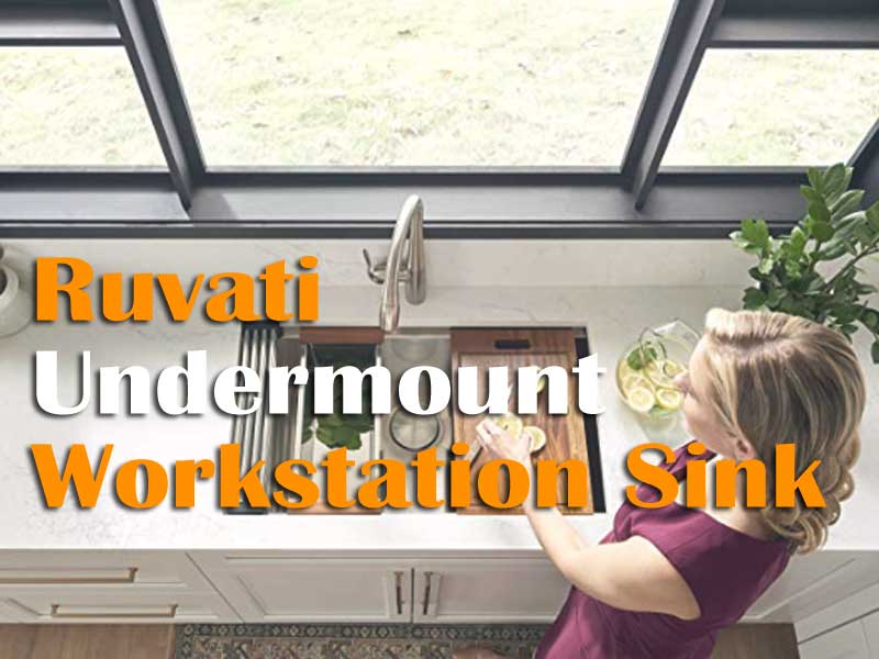 Read more about the article Ruvati 32-inch Workstation Ledge Undermount Kitchen Sink [RVH8300]